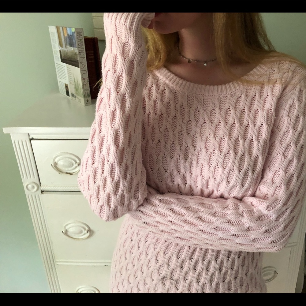 Cozy thick sweater for fall or winter